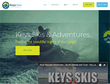 Tablet Screenshot of keysskisandadventures.com